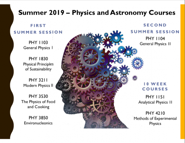 P&A Summer 2019 Courses