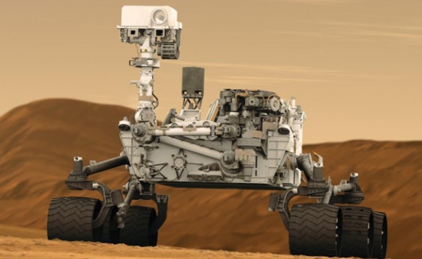 Illustration of Mars rover