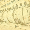 Illustration of MicroBooNE liquid-argon time projection chamber